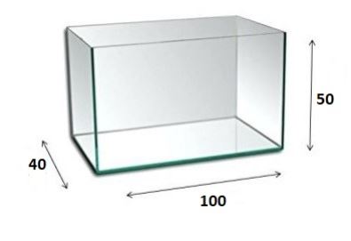 אקווריום זכוכית 200 ליטר Aqua_Studio Glass 200L